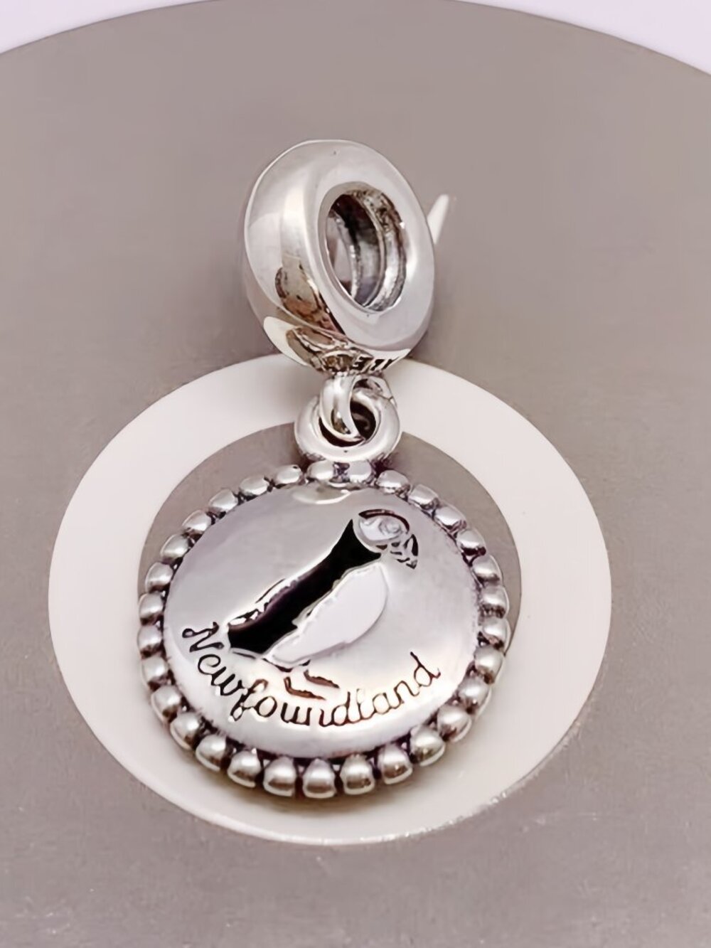 Pandora Newfoundland Puffin Charm souvenir Jewellery Gifts Sterling Silver